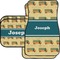 School Bus Car Floor Mats Set - 2 Front & 2 Back (Personalized)