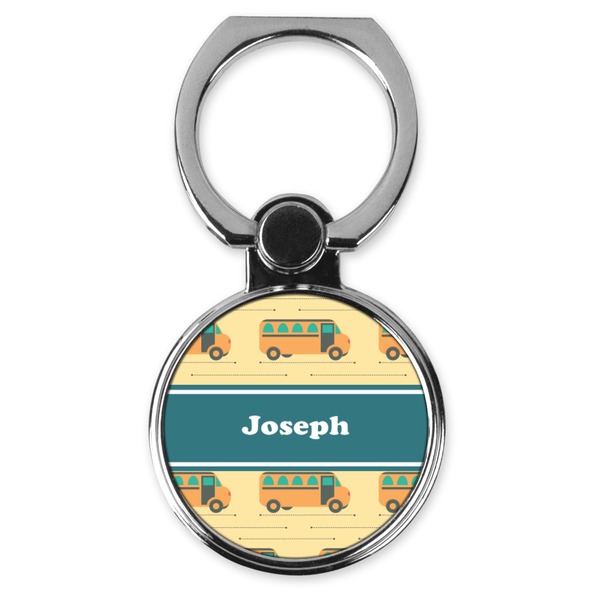 Custom School Bus Cell Phone Ring Stand & Holder (Personalized)
