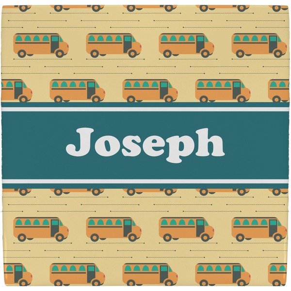 Custom School Bus Ceramic Tile Hot Pad (Personalized)