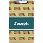 School Bus Clipboard (Legal Size) (Personalized)