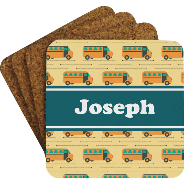 School Bus Coaster Set (Personalized)