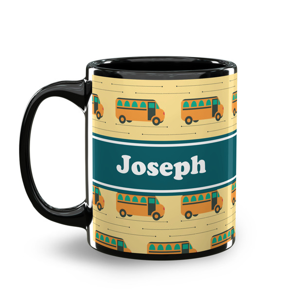 School Bus Coffee Mug - 11 oz - Black