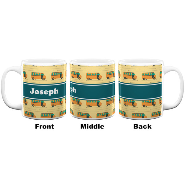 School Bus Coffee Mug - 11 oz - White APPROVAL