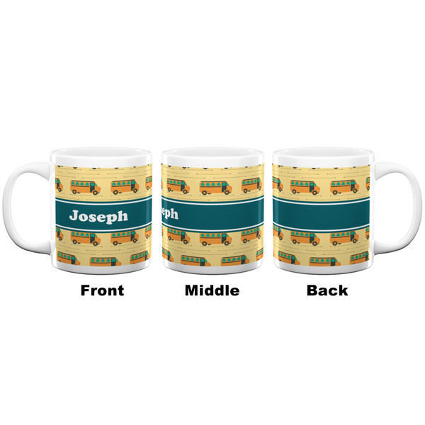 School Bus Coffee Mug - 20 oz - White APPROVAL