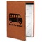 School Bus Leatherette Portfolio with Notepad - Small - Single Sided (Personalized)