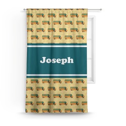 School Bus Curtain (Personalized)