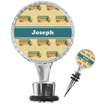 School Bus Wine Bottle Stopper (Personalized)