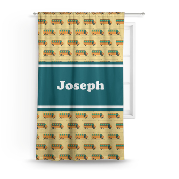 Custom School Bus Curtain Panel - Custom Size (Personalized)
