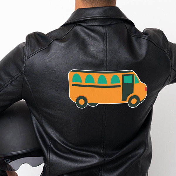 School Bus Custom Shape Iron On Patches - XXXL - APPROVAL