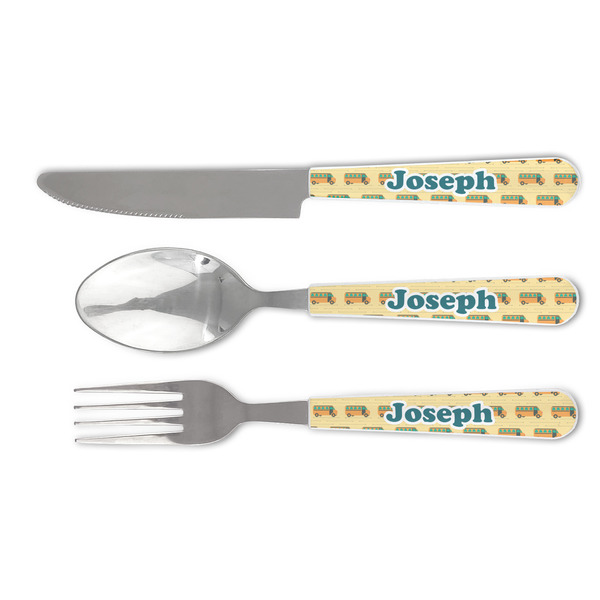 Custom School Bus Cutlery Set (Personalized)