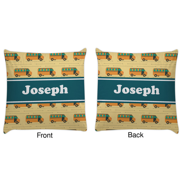 School Bus Decorative Pillow Case - Approval