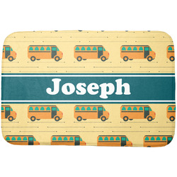 School Bus Dish Drying Mat (Personalized)