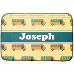 School Bus Dish Drying Mat (Personalized)