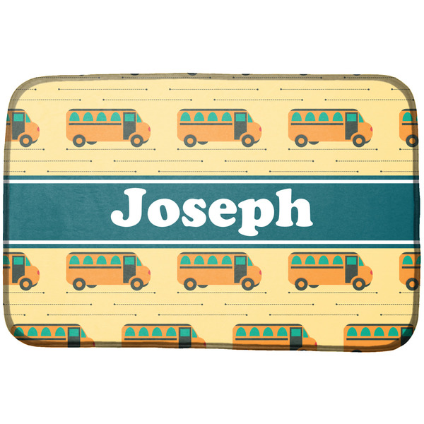 Custom School Bus Dish Drying Mat (Personalized)