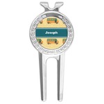School Bus Golf Divot Tool & Ball Marker (Personalized)