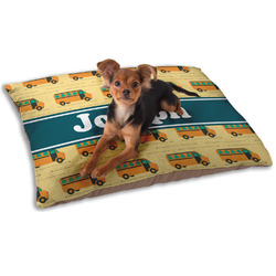 School Bus Dog Bed - Small w/ Name or Text