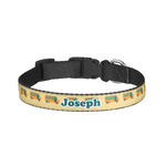 School Bus Dog Collar - Large (Personalized)