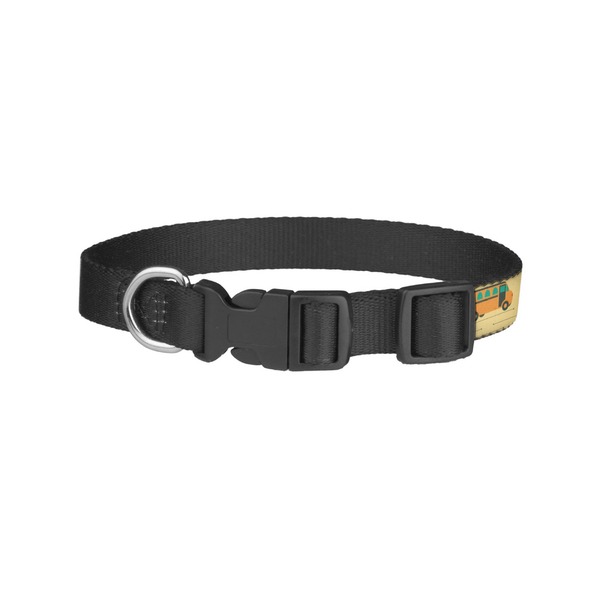 School Bus Dog Collar - Small - Back