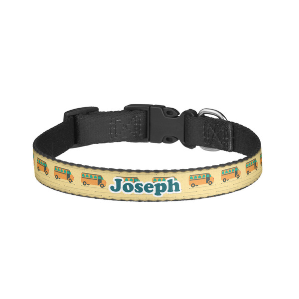 Custom School Bus Dog Collar - Small (Personalized)