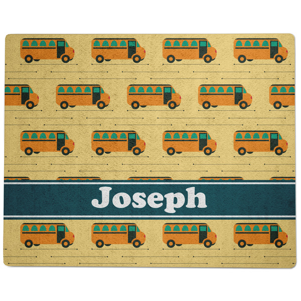 School Bus Dog Food Mat - Large without Bowls