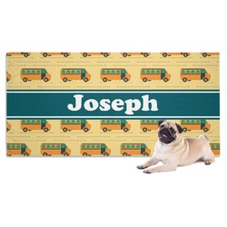 School Bus Dog Towel (Personalized)