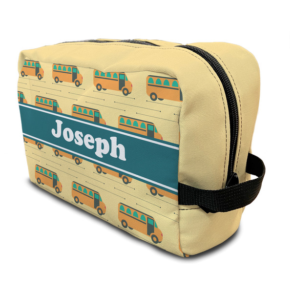 Custom School Bus Toiletry Bag / Dopp Kit (Personalized)
