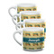 School Bus Double Shot Espresso Cups - Set of 4 (Personalized)