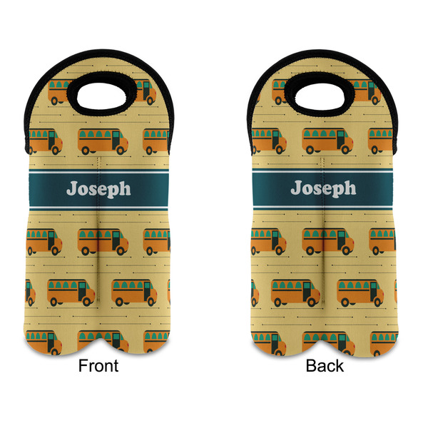 School Bus Double Wine Tote - APPROVAL (new)
