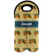 School Bus Wine Tote Bag (2 Bottles) (Personalized)