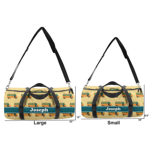 School Bus Duffle Bag Small and Large
