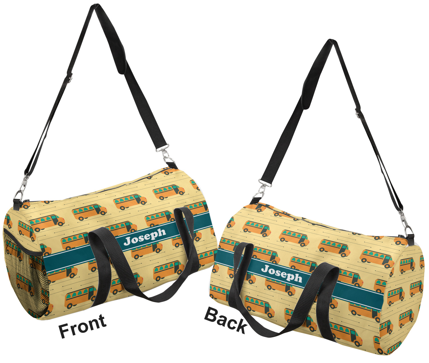 School Bus Duffel Bag - Small (Personalized) - YouCustomizeIt