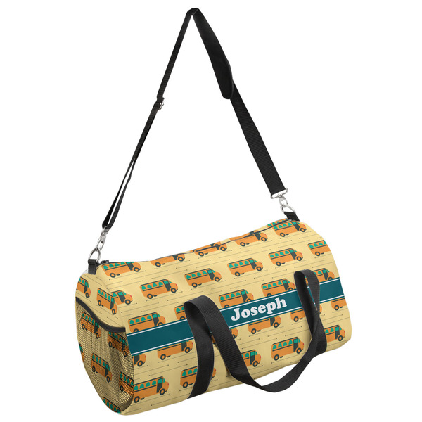 Custom School Bus Duffel Bag (Personalized)