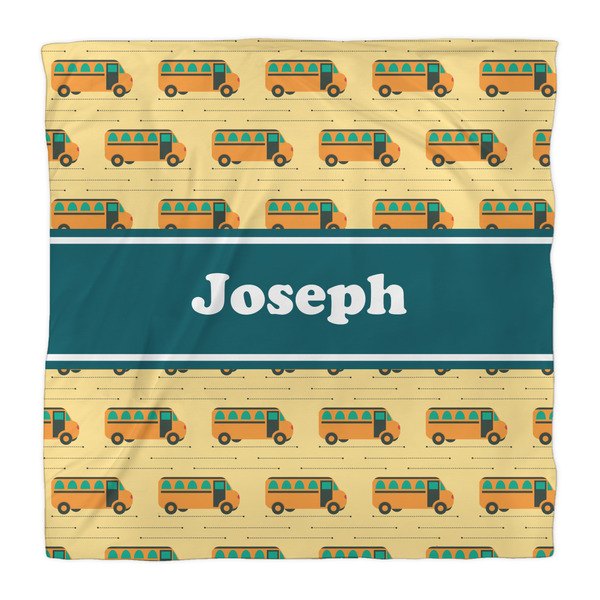School Bus Duvet Cover - Queen - Front