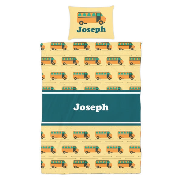 School Bus Duvet Cover Set - Twin - Alt Approval