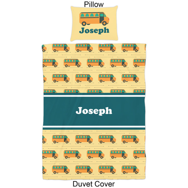 School Bus Duvet Cover Set - Twin - Approval