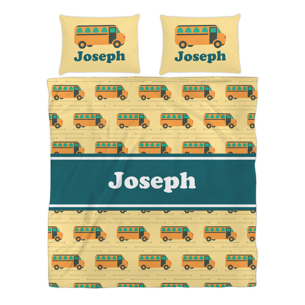 School Bus Duvet cover Set - Queen - Alt Approval