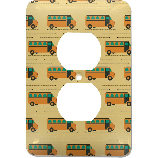 Custom School Bus Electric Outlet Plate