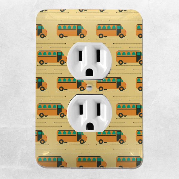 School Bus Electric Outlet Plate - LIFESTYLE