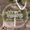 School Bus Engraved Glass Ornaments - Round-Main Parent