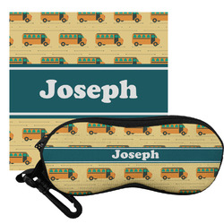 School Bus Eyeglass Case & Cloth (Personalized)