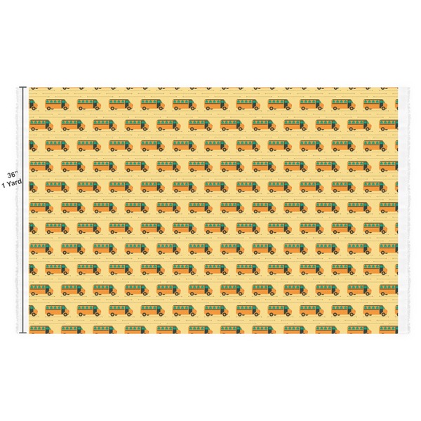 School Bus Fabric Full Yard