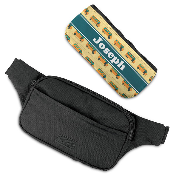School Bus Fanny Packs - FLAT (flap off)