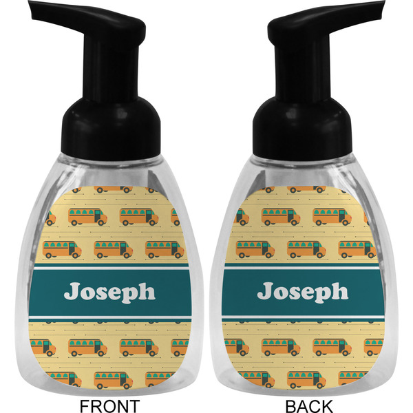 School Bus Foam Soap Bottle (Front & Back)