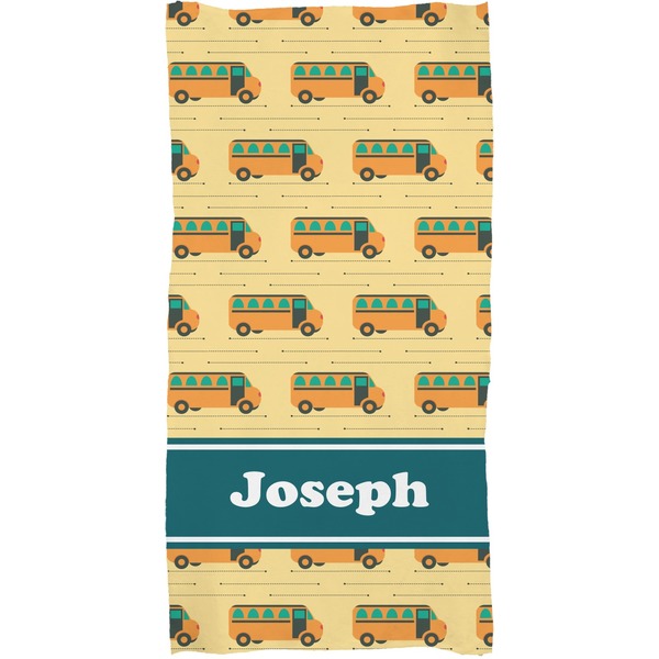 School Bus Full Sized Bath Towel - Apvl