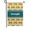 School Bus Small Garden Flag - Double Sided w/ Name or Text