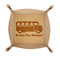 School Bus Genuine Leather Valet Tray (Personalized)