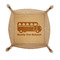 School Bus Genuine Leather Dice Tray (Personalized)