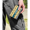 School Bus Genuine Leather Womens Wallet - In Context