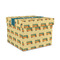 School Bus Gift Boxes with Lid - Canvas Wrapped - Medium - Front/Main