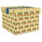 School Bus Gift Boxes with Lid - Canvas Wrapped - X-Large - Front/Main